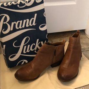 Lucky Brand Leather Booties